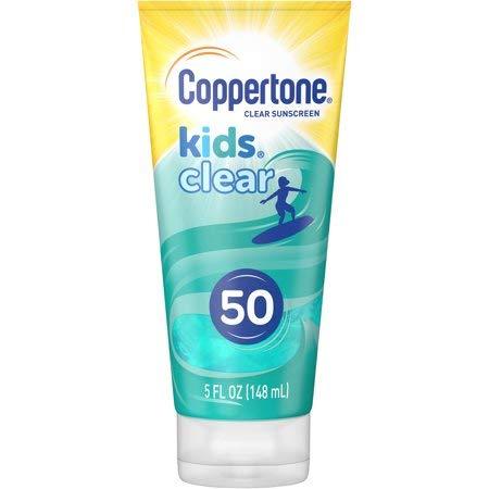 [Australia] - Coppertone Kids Clear Blue SPF 50 Sunscreen Lotion, 5 Fl. Oz. (Pack of 2) 