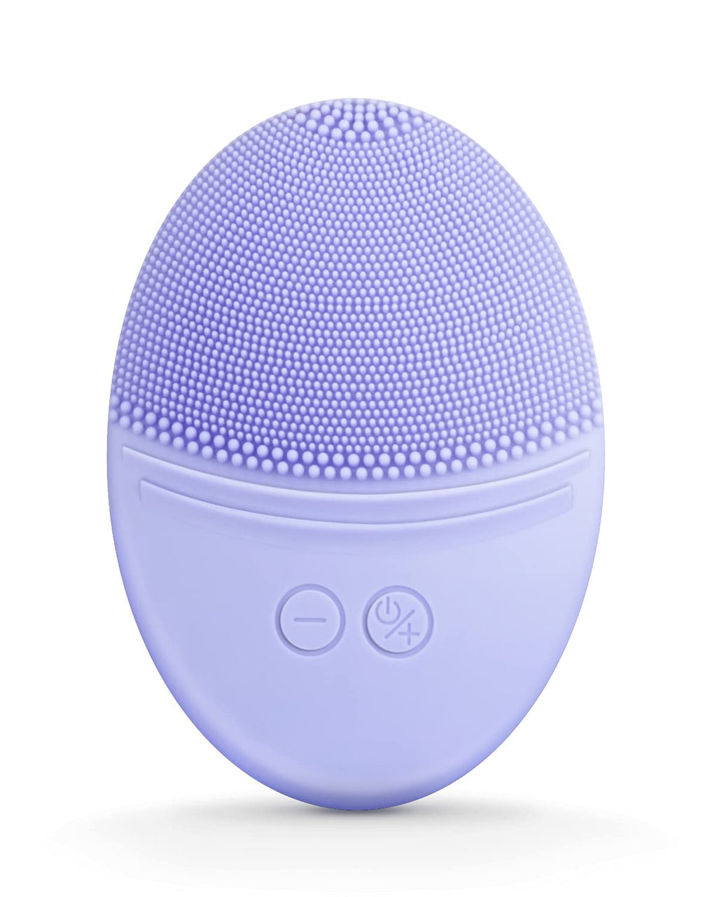 [Australia] - EZBASICS Facial Cleansing Brush made with Ultra Hygienic Soft Silicone, Waterproof Sonic Vibrating Face Brush for Deep Cleansing, Gentle Exfoliating and Massaging, Inductive charging (Violet) Violet 