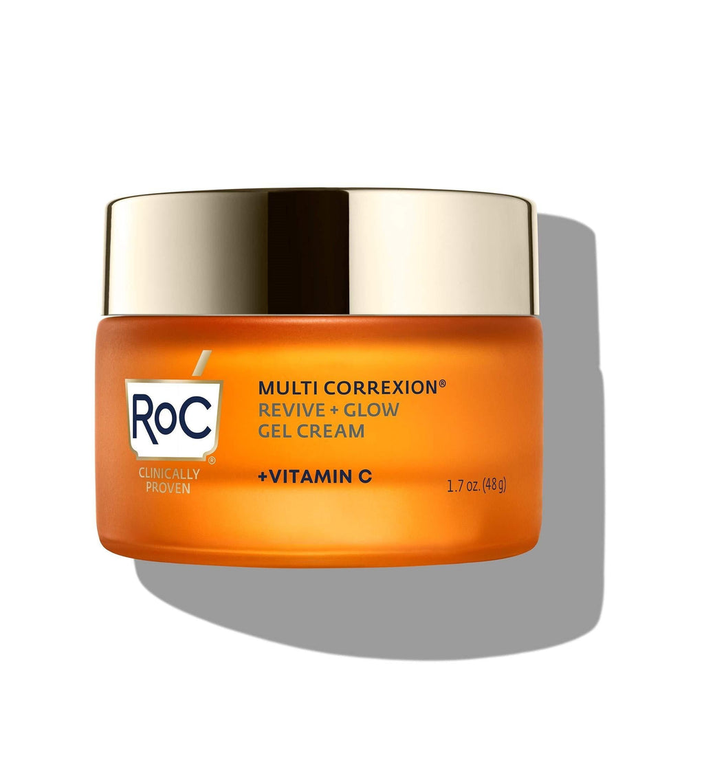 [Australia] - RoC Multi Correxion Revive + Glow Vitamin C Moisturizer for Face, Gel Cream, 1.7 Ounce 
