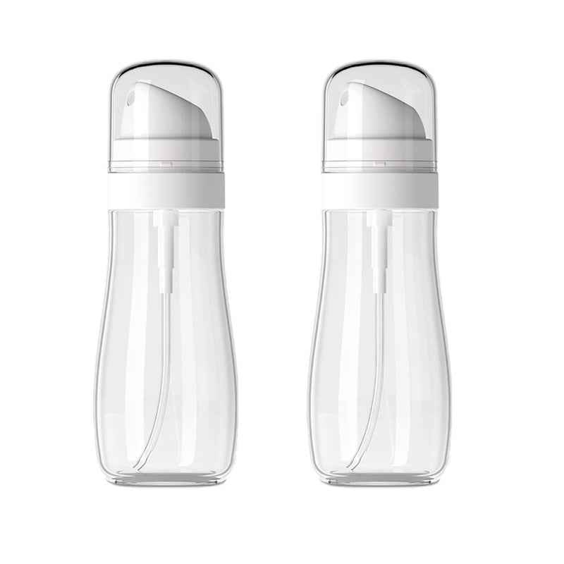 [Australia] - Plastic Empty Spray Bottles with Fine Mist Sprayer,3.4oz/100ml Refillable Portable Travel Bottle,Liquid Sprayer,Chemical Resistance (2 Pack) 