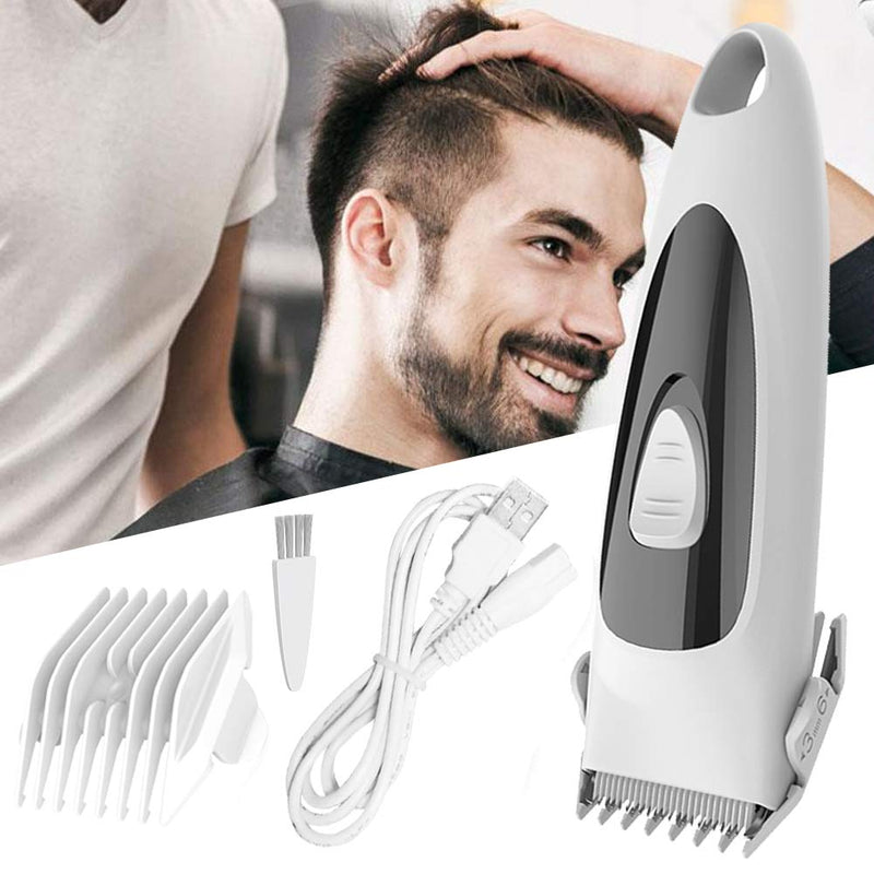 [Australia] - Enssu Cordless Hair Clipper for Mens, Electric Quiet Kids Hair Trimmer with Two Speeds Shifting, USB Rechargeable Waterproof Barber Hair Cutting Kit for Family Use Standard Version 