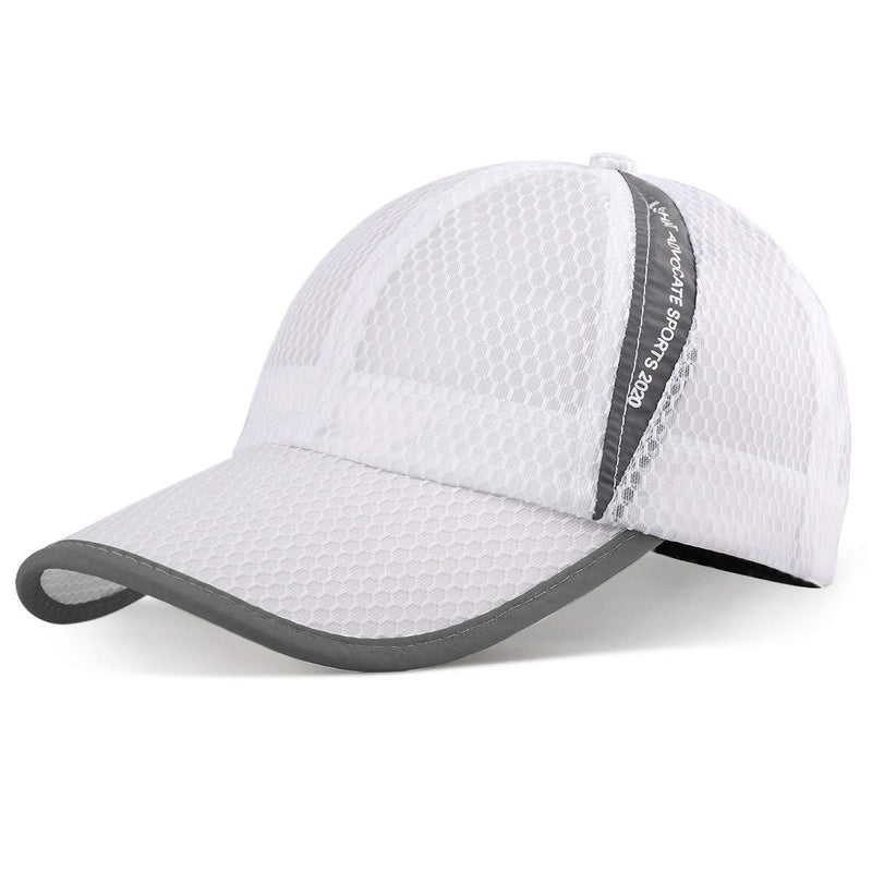[Australia] - ELLEWIN Unisex Breathable Quick Dry Mesh Baseball Cap Running hat 