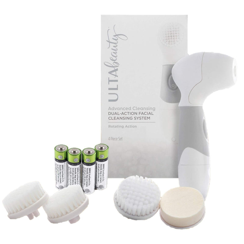 [Australia] - ULTA Beauty Advanced Cleansing Dual-Action Facial Cleansing System and One Set Replacement Brushes 