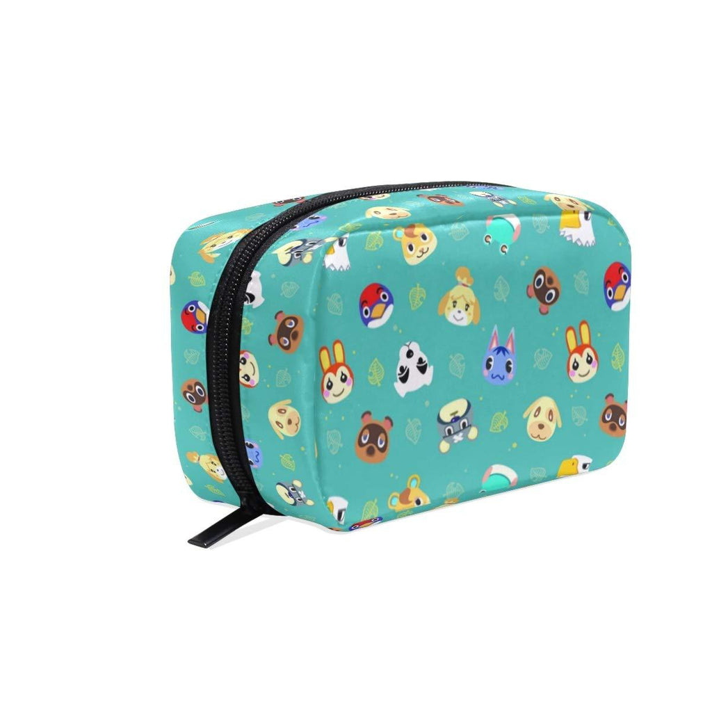 [Australia] - Cosmetic Bag Portable and Suitable for Travel Animal Crossing Pattern Make Up bag with Zipper Pencil Bag Pouch Wallet (Animal Crossing Pattern 003) 