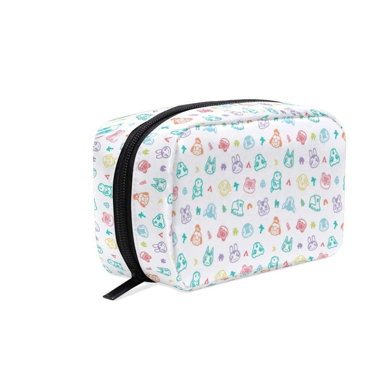 [Australia] - Cosmetic Bag Portable and Suitable for Travel Animal Crossing Pattern Make Up bag with Zipper Pencil Bag Pouch Wallet (Animal Crossing Pattern 002) 