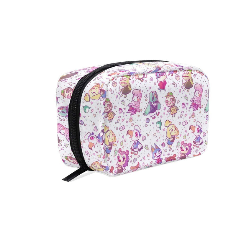 [Australia] - Cosmetic Bag Portable and Suitable for Travel Animal Crossing Pattern Make Up bag with Zipper Pencil Bag Pouch Wallet (Animal Crossing Pattern 001) 