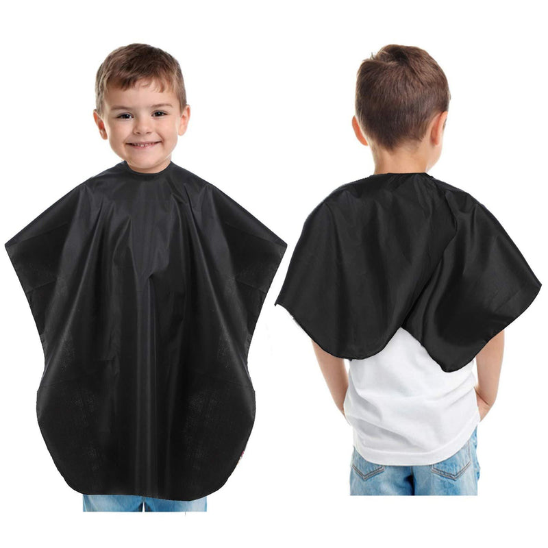 [Australia] - Child Hair Cutting Waterproof Cape Wai Cloth Barber Kids Hair Styling Cape Professional Home Salon Camps & Hairdressing Wrap Children Cartoon Dalmatian Pattern Capes (1 PCS) 