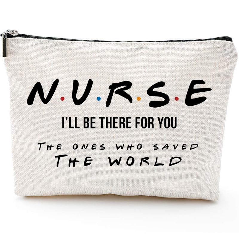 [Australia] - Nurse Graduation Gifts for Women, Student, Gift for Nursing Student, Nurse Practitioner Gifts for Women Nurses Week – Nurses 2020 The Ones Who Saved The World- Makeup Bag Gifts 