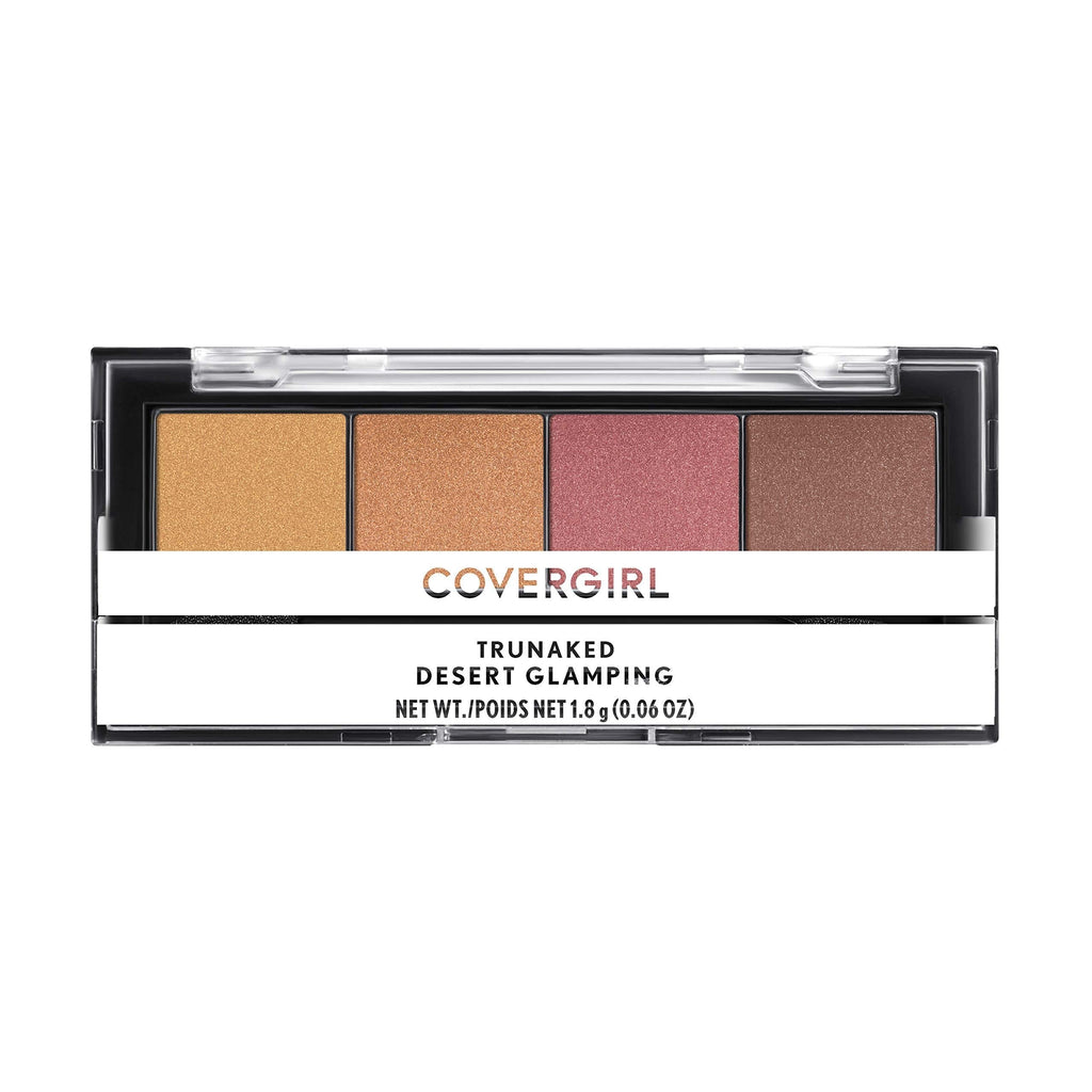 [Australia] - COVERGIRL COVERGIRL Trunaked Quad Eyeshadow Palette, Glamping, Desert Glamping, 0.06 Ounce 