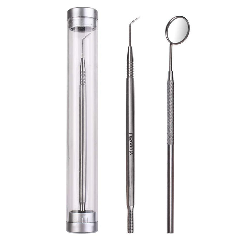 [Australia] - Libeauty Metal Lash Lift Tool With Eyelash Mirror Reusable Lash Lifting Tool Stick, Eyelash Separator Tool With Length Marker Attaches & Combs Lash Fast Silver 