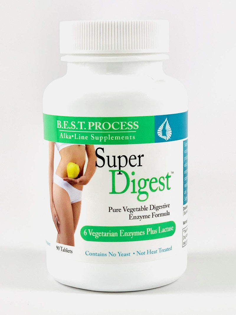 [Australia] - SuperDigest — Morter HealthSystem Best Process Alkaline — Multi-Enzyme Digestive Support — Digestive Enzymes with Alfalfa, Papain & Bromelain (Vegetarian Friendly) 1 