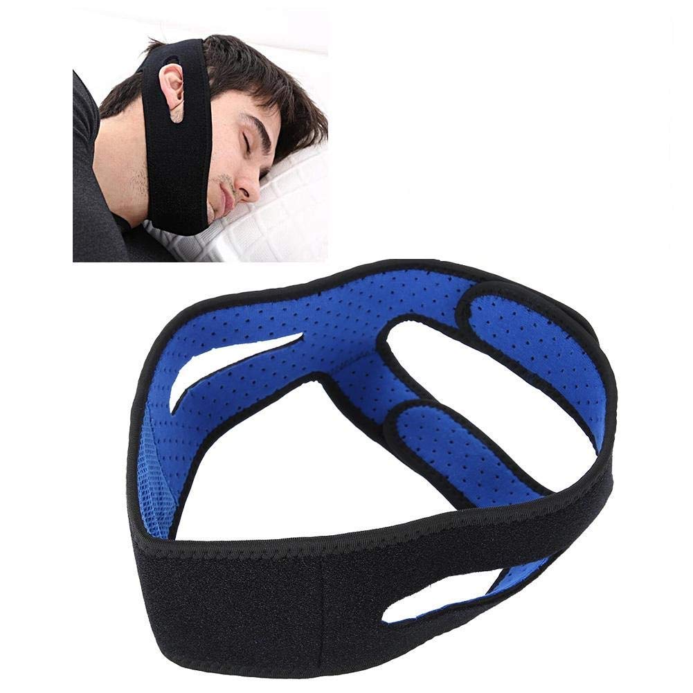 [Australia] - Anti Snoring Chin Strap, Adjustable Snoring Chin Strap and Facial Slimming Lifting Strap for Adults, Snore Reduction Device for Advanced Sleep Aids Better Sleep 