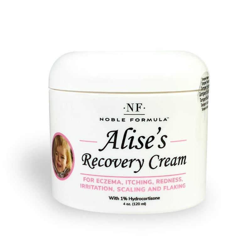 [Australia] - Noble Formula, Alise's Recovery Cream with 5% Ammonium Lactate, 1% Hydrocortisone, 0.125% Pyrithione Zinc (ZnP), Moisturizing Cream, 4 oz 