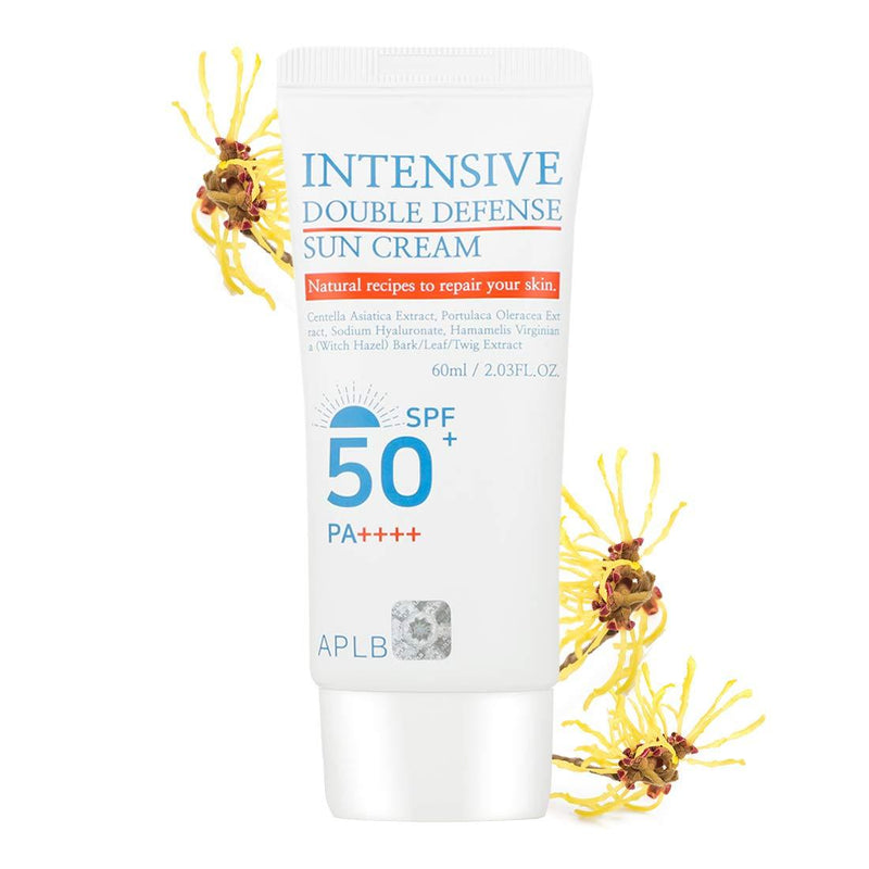 [Australia] - APLB Intensive Double Defense Sunscreen SPF 50+/PA++++ 2.03 fl. Oz (60ml) | Korean Skin Care, Sun Cream, Illuminate your skin and Improve Skin elasticity, Non-Sticky and Non-Greasy | 