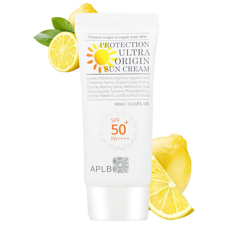 [Australia] - APLB Protection Ultra Origin Sunscreen SPF 50+/PA++++ 2.03 fl. Oz (60ml) | Korean Skin Care, Sun Cream, Non-Sticky and Non-Greasy, Sunscreen Moisturizer | 