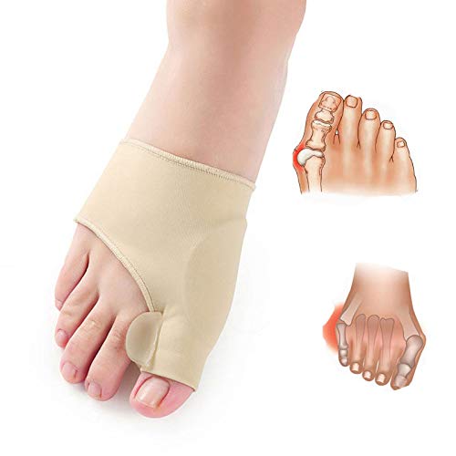 [Australia] - HiiBaby 2pcs Big Bone Orthopedic Bunion Correction Pedicure Socks Silicone Hallux Valgus Corrector Braces Toes Separator Feet Care Tool 