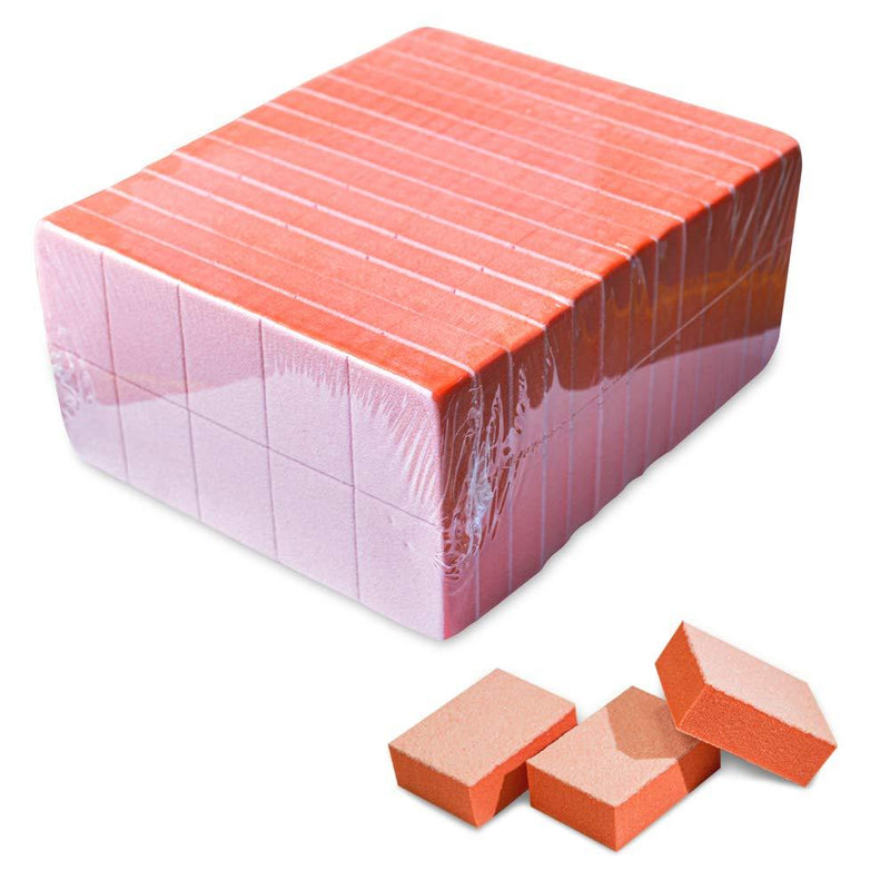[Australia] - Karlash Nail Mini Orange Buffer Block File 80/100 Grit 2 Sided (130 Count) 130 Count 