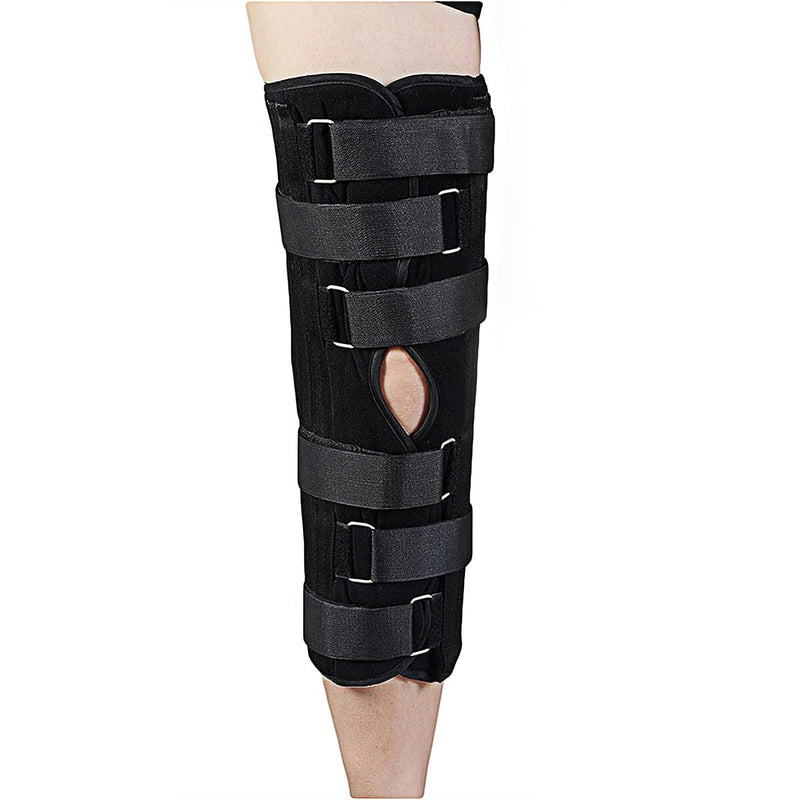 [Australia] - TANDCF Knee Immobilizer Secure Comfort Knee Brace & Stabilizer for Recovery,Knee Fractures,Instability, ACL,MCL,Meniscus Tear,Arthritis,Displacement & Post Surgery Recovery,Height 18.1" Universal Medium/Large (Pack of 1) 