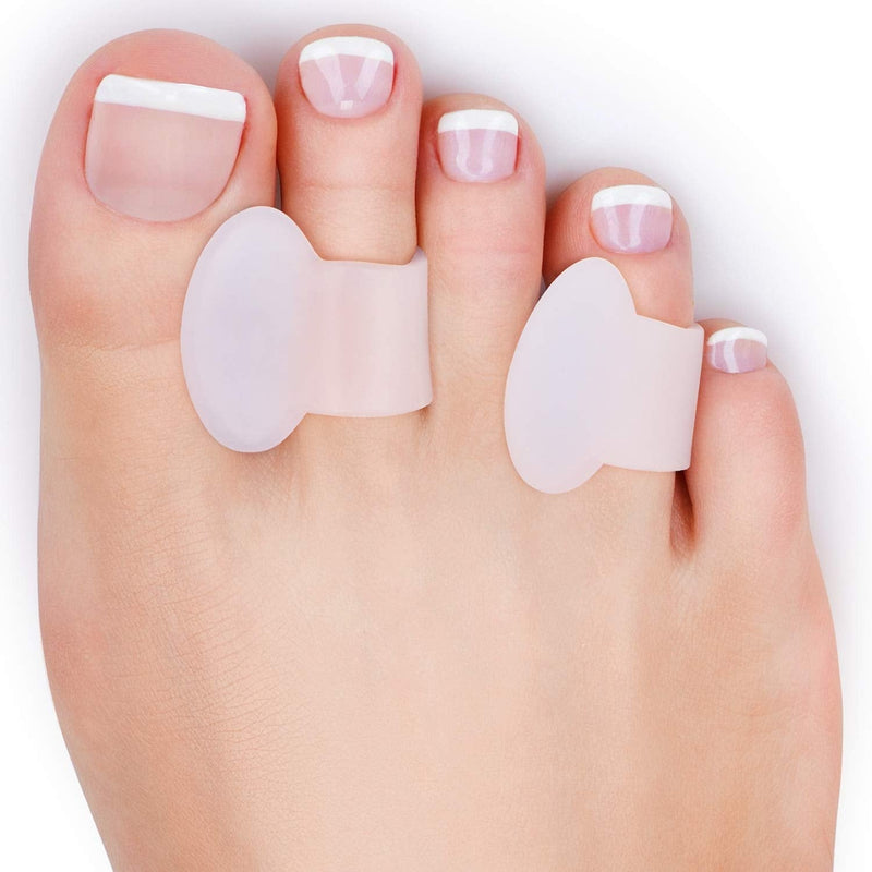 [Australia] - 16 Pieces Gel Toe Separator Pinky Toe Separator Spacers Little Toe Cushion Spacers Pads for Preventing Rubbing Overlapping, Suitable for Running, Hiking, Yoga 