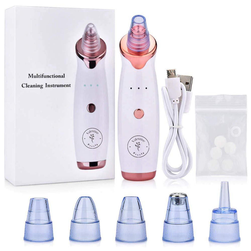 [Australia] - Valentine Beauty Pore Vacuum Blackhead Remover│Facial Acne Cleaner │Whitehead Extractor Removal Kit │ New Upgraded Version 2020 │Beauty Electric Removal Tool 