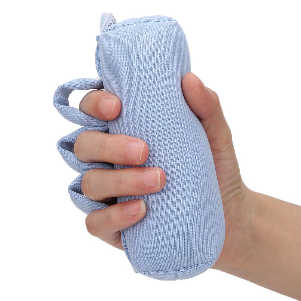 [Australia] - Dioche Finger Contracture Cushion, Cone with Finger Separator, Hand & Finger Aid for Contracture & Skin Breakdown, Comfortable Protection & Finger Separation,(Blue) Blue 