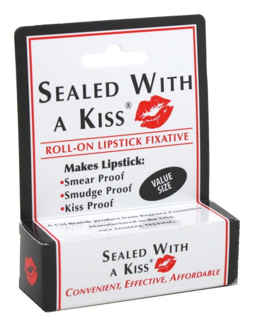 [Australia] - Sealed With A Kiss Lipstick Fixative | Roll-On Applicator| Value Size 12ml | Smear Proof | Smudge Proof | Kiss Proof 