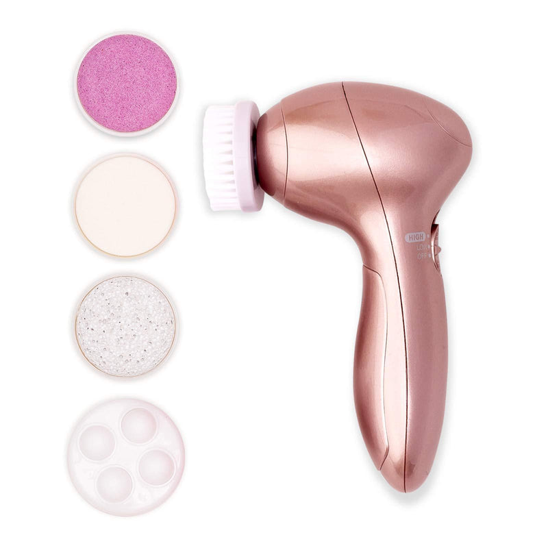 [Australia] - Zoë Ayla Facial Cleansing Brush with Interchangeable Heads (Rose Gold) Rose Gold 