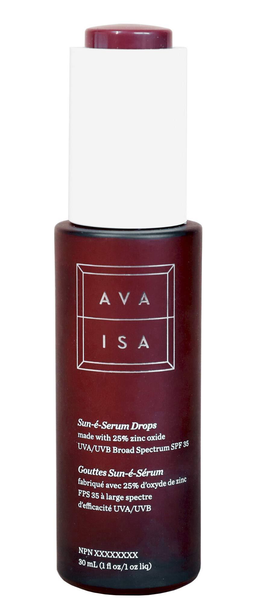 [Australia] - CyberDERM - Natural Ava Isa Sun-e-Serum Drops SPF 35 | Clean, Non-Toxic Sunscreen (1 fl oz | 30 ml) 