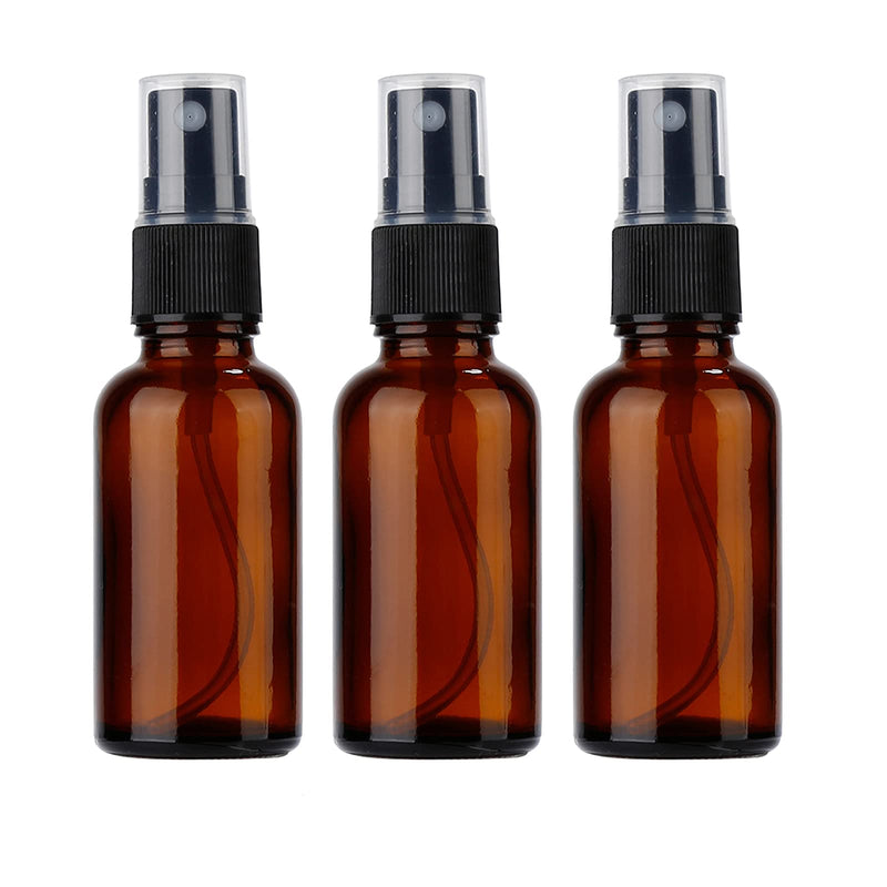 [Australia] - Niuta 2oz Amber Glass Spray Bottles for Essential Oils, Small Empty Spray Bottle, Fine Mist Spray, Set of 3 