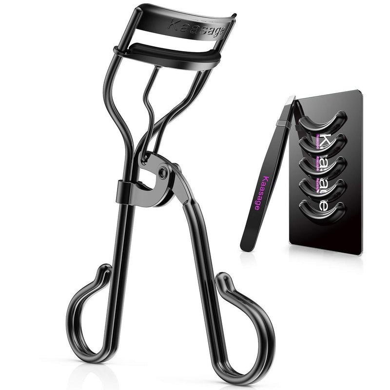 [Australia] - Eyelash Curler Curling Eyelashes Naturally in Few Seconds, Lasting Performance, 5 Replacement Pads Included, Fit for All Eye Shapes 