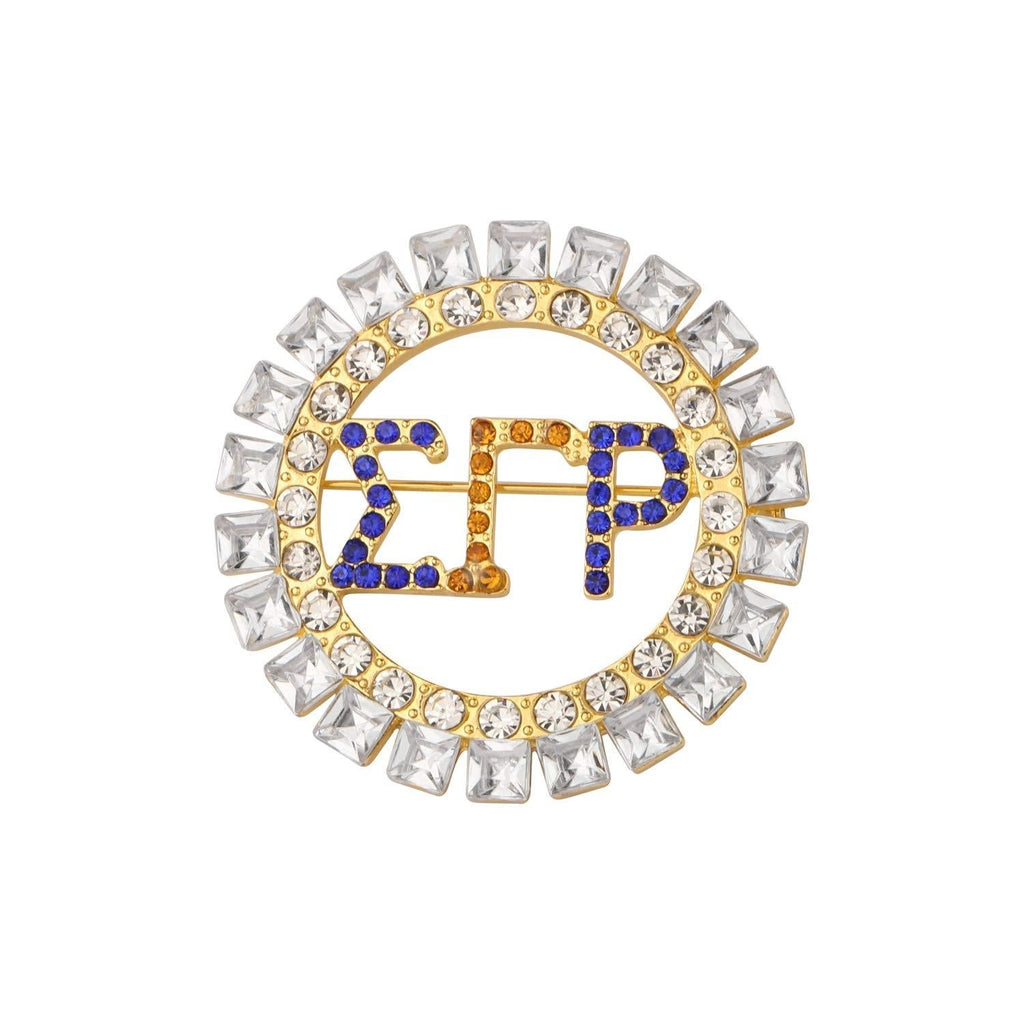 [Australia] - CENWA Sigma Gamma Rho Sorority Brooch Pin 1922 Sorority Paraphernalia Gift Greek Sorority Jewelry Gift SGR round Pin2 