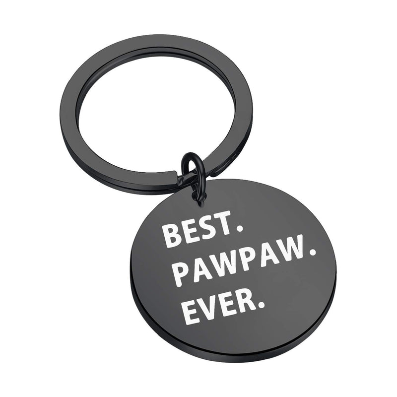 [Australia] - CHOORO Pawpaw GiftPop Pop Keychain Grandpa Keychain Grandfather Gift Best Pawpaw Ever Dad Gift Best Pawpaw keychain black 