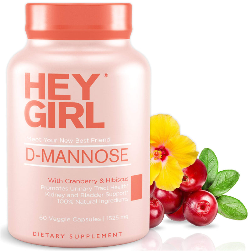 [Australia] - D Mannose Capsules - Fast-Acting UTI Supplement - Cleanse & Flush Impurities - with Natural D-Mannose Powder , Cranberry , Hibiscus & Dandelion - Alternative to Cranberry for Women 