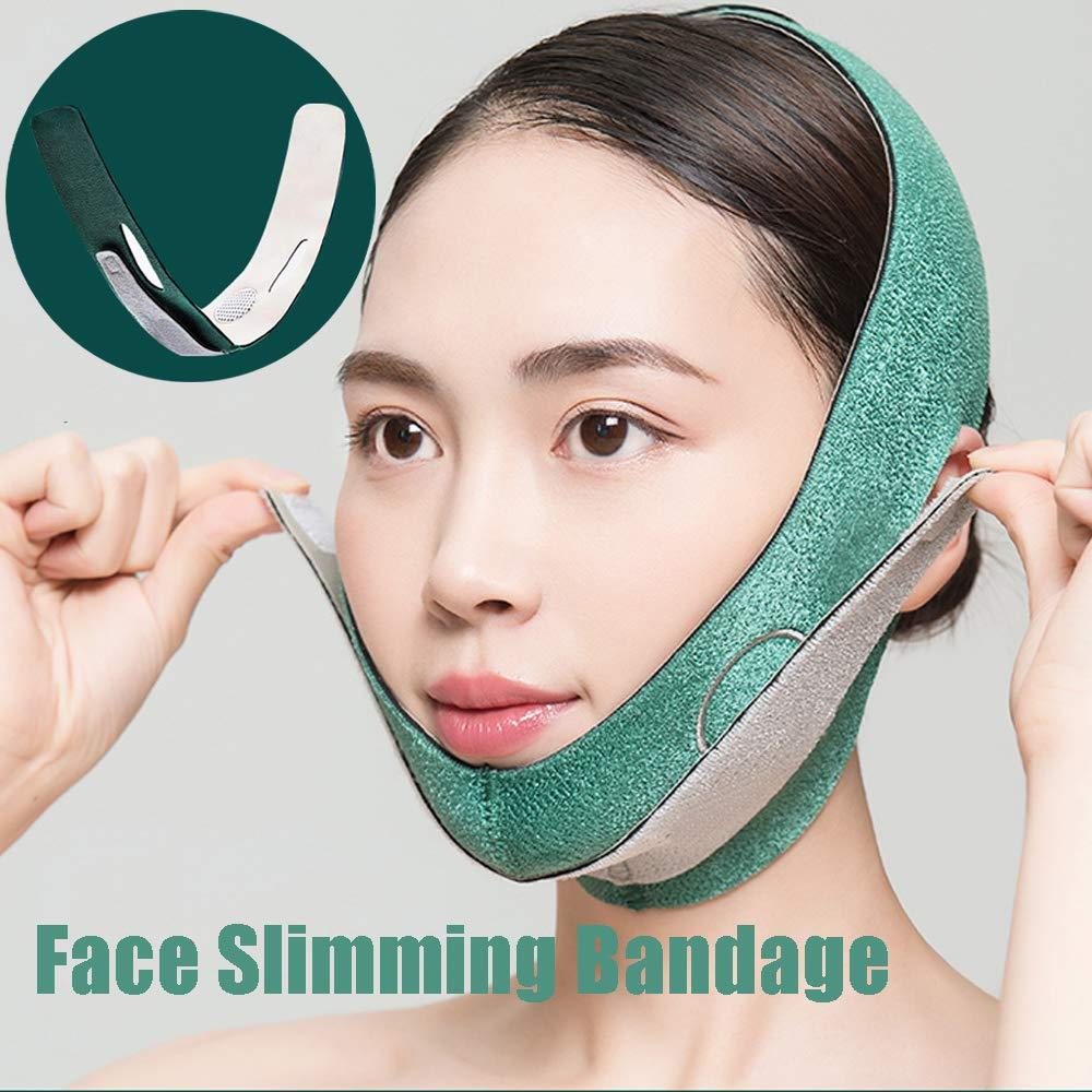 [Australia] - Face Slimming Bandage,Facial Slimming Strap,Graphene Face Slimming Bandage Reduce Double Chin Thin Face Anti Wrinkle Facial Massager Face-Lift Belt 