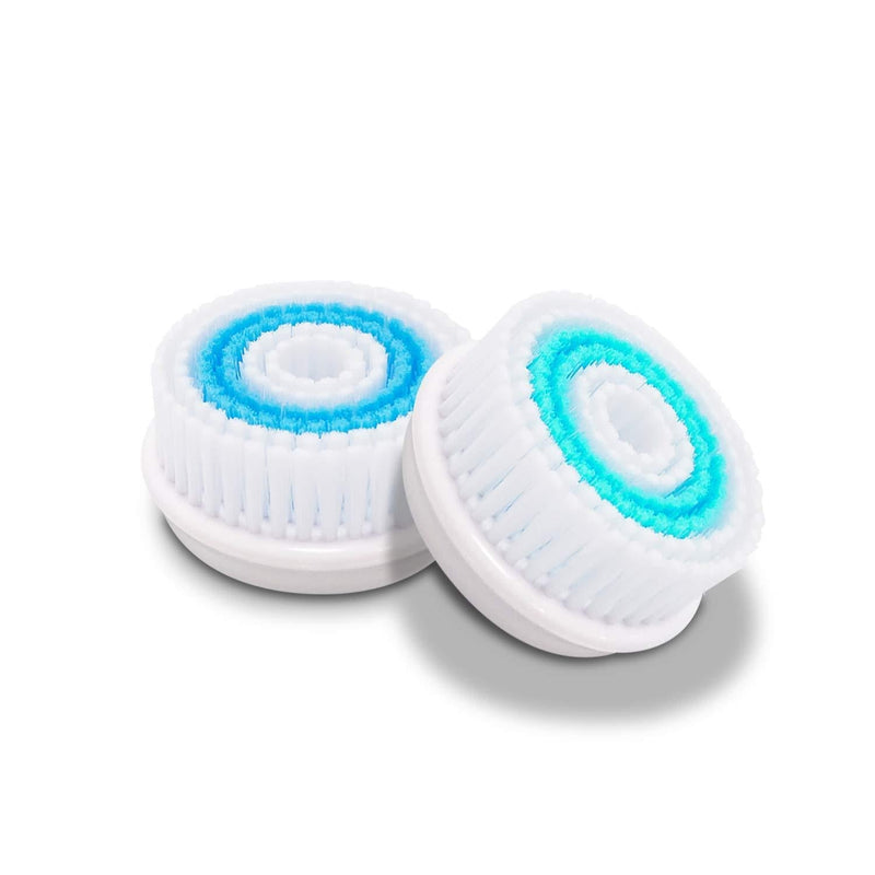 [Australia] - Free Breath Facial Cleansing Brush Head Replacement Soft Facial Cleansing Brush Head for Face Cleansing Brush Suitable for Clogged and Enlarged Pores (2 Pack) 