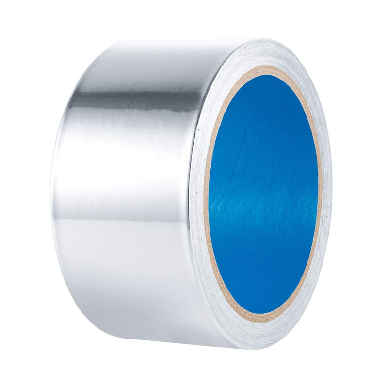 [Australia] - 3.6mil Foil -Thicker- 2 inch x 13yd/60yd Aluminum Tape Aluminum Foil Tape HVAC Tape High Temperature Heavy Duty for Dryer Vent, Ductwork, AC Unit, Furnace, Water Heater, Heat Reflective 2 inch x 13 yards 