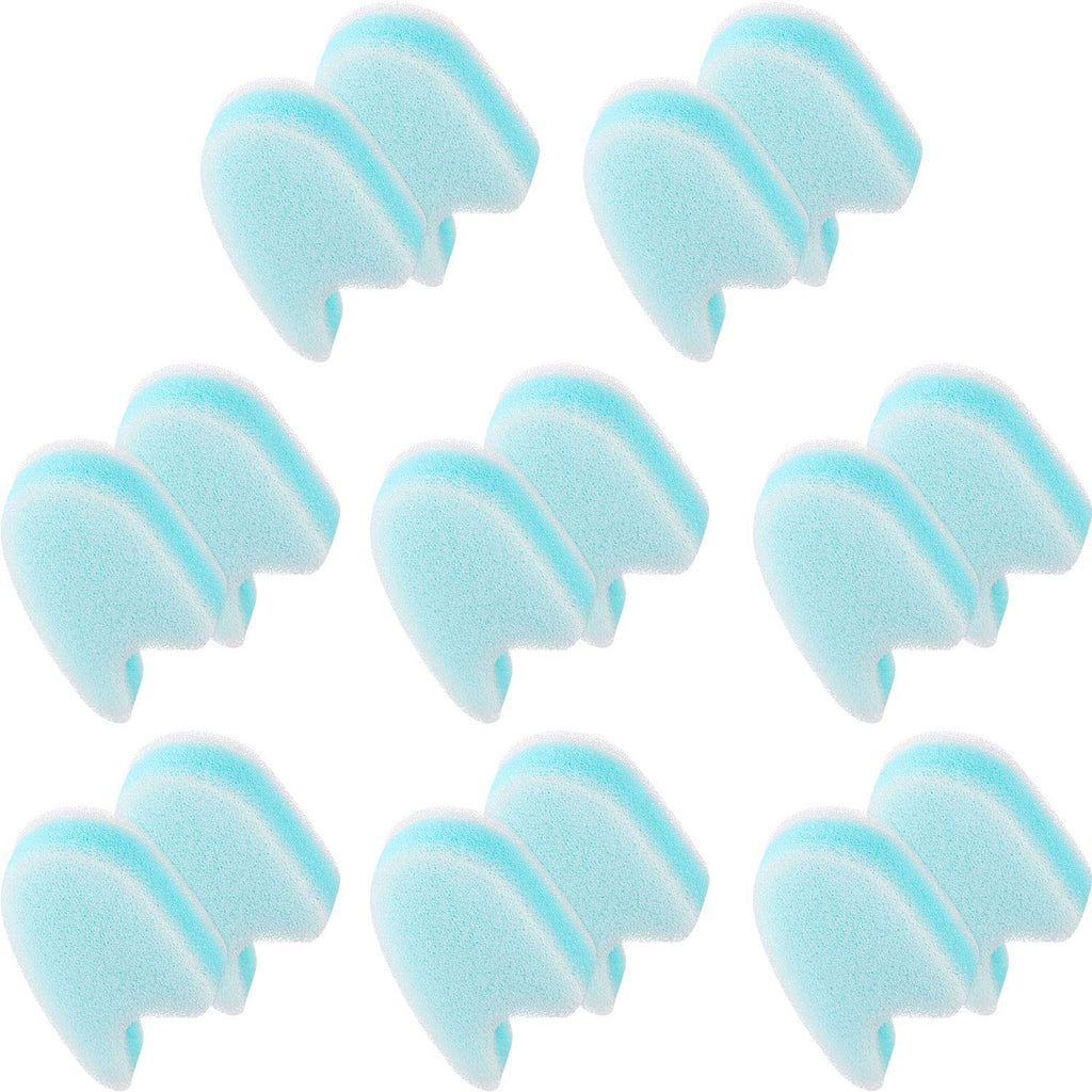 [Australia] - 16 Pieces Foam Toe Spacers for Feet 3 Layer Foam Toe Separators for Overlapping Toes Toe Stretcher Divider for Women Men Toes Relief Friction Hammer Toes and Prevent Corns 