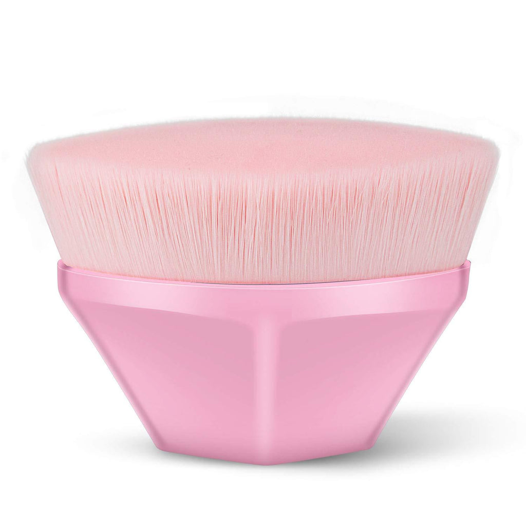 [Australia] - Tenmon Multifunctional Makeup Brush, Petal-Shaped Foundation Brush, Suitable for Mixed Liquid, Cream or Flawless Powder Cosmetics(Pink) Pink 