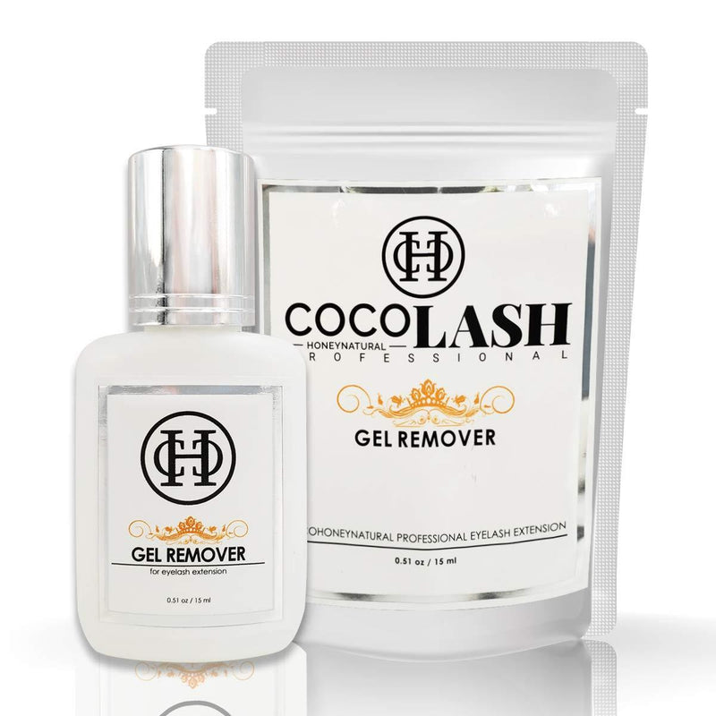 [Australia] - GEL REMOVER for Eyelash Extension Glue 15 ml MADE IN KOREA | COCOHONEY | Dissolution time: 60 seconds | Transparent Color and Pleasant smell 