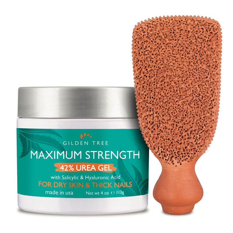 [Australia] - Callus Remover Gel + Foot Scrubber Kit - Pedicure Tools for Dry Cracked Heels 