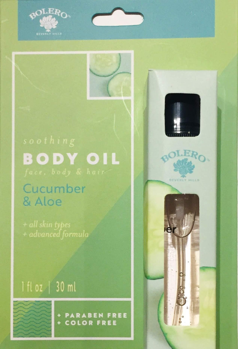 [Australia] - Bolero Soothing Body Oil Cucumber & Aaloe 