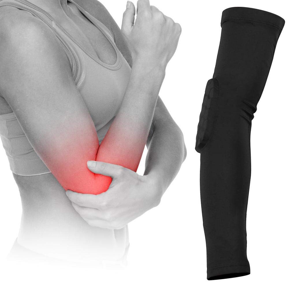 [Australia] - Elbow Brace for Sport, Elbow Support Sleeve for Men and Women, Arm Splint Supports, Compression Recovery Elbow Sleeve Elbow Brace, Elbow Support Arm Sleeves for Men and Women L 