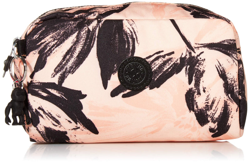 [Australia] - Kipling Gleam Cosmetic Bag, Coral Flower 7.25" L X 4.25" H X 3.25" D 