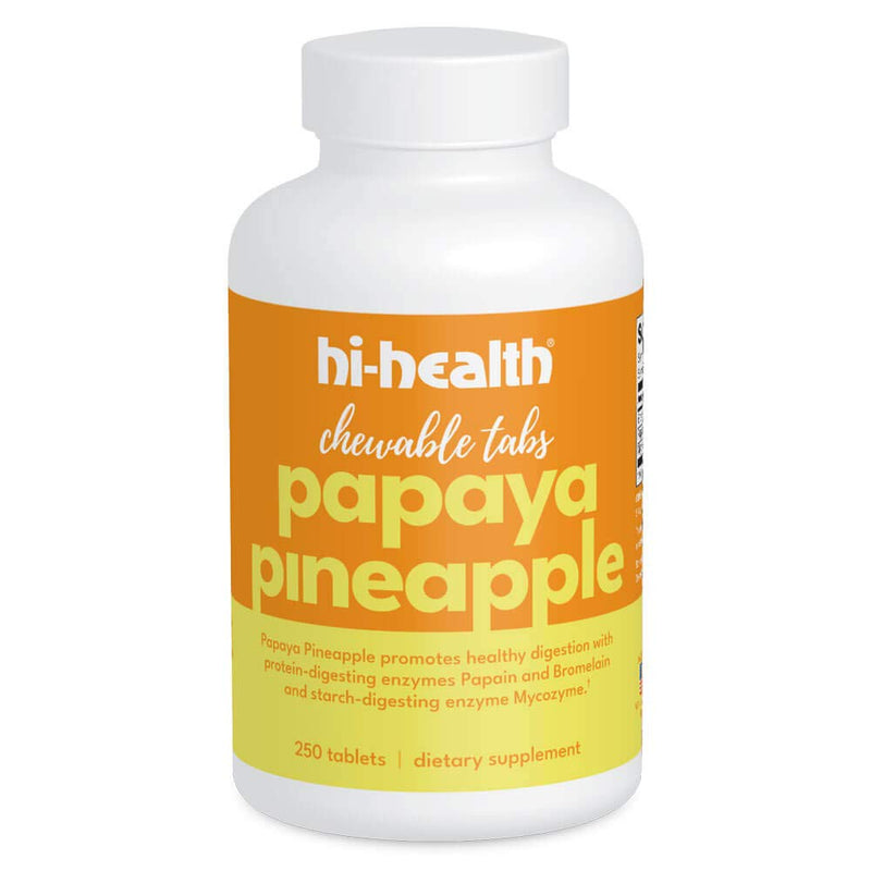 [Australia] - Hi-Health Papaya Pineapple Chewable Tabs (250 Tablets) 