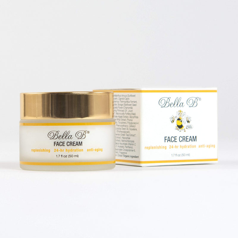 [Australia] - BELLA B Face Cream 1.7 oz Jar - Facial Glow - Pregnancy Skincare - All Natural Face Moisturizer - Organic Face Cream - Prenatal Skin Care - Organic Facial Moisturizer for Sensitive Skin 1.7 Ounce 