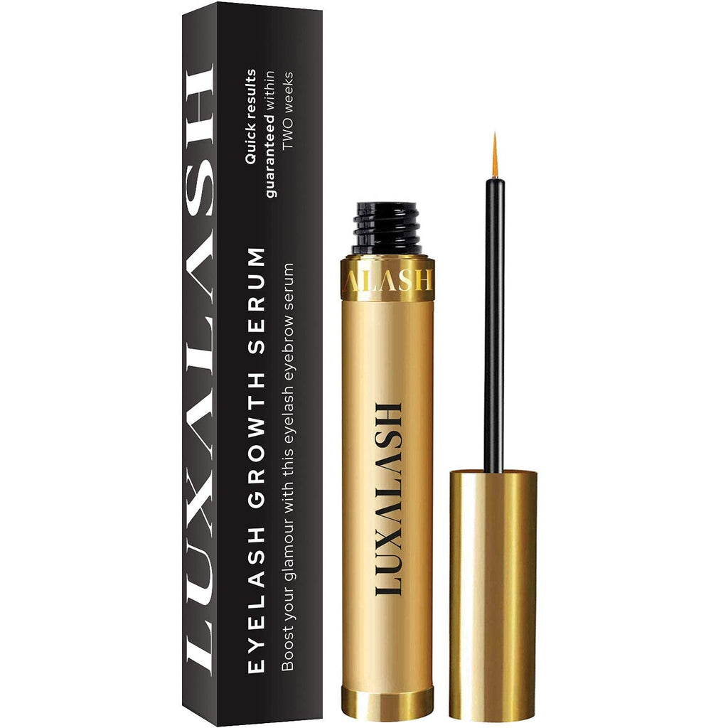 [Australia] - LuxaLash Eyelash Growth Serum and Eyebrow Growth Formula for Fuller, Thicker, and Longer Lashes & Brows | Water-Based Ingredients for a Natural Lash Serum 