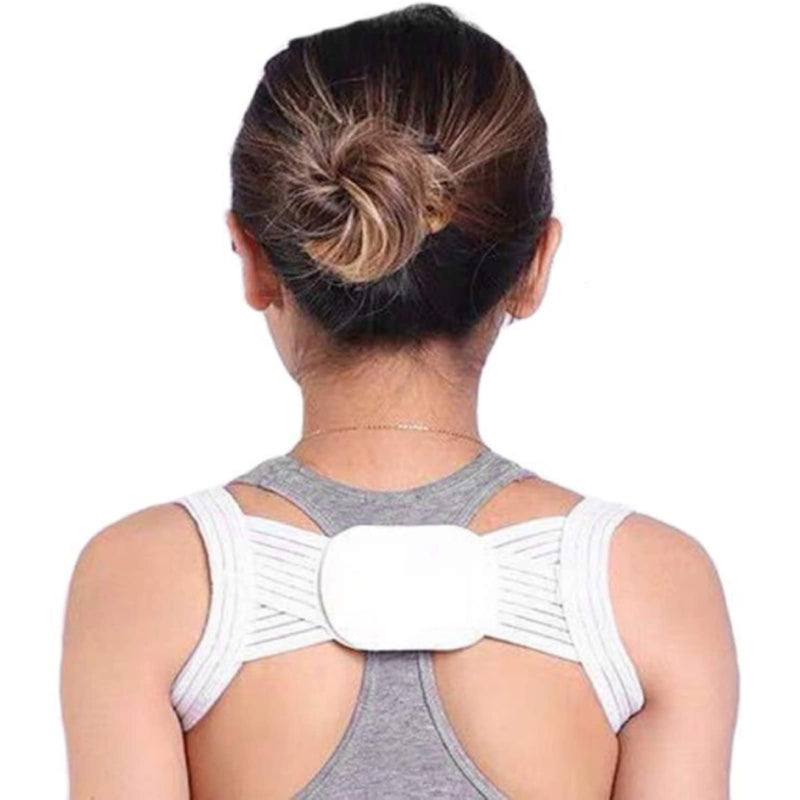 [Australia] - Upper Back Support Belt, Copper Compression Posture Corrector, Adjustable Upper Back Brace Posture Corrector Breathable Shoulder Back Straightener for Men Women Children Posture Correction M 