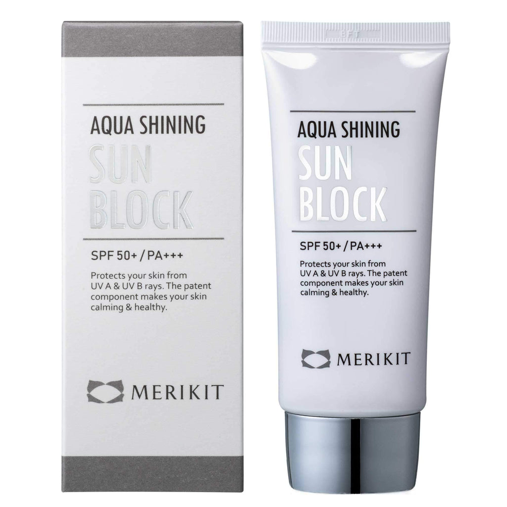 [Australia] - MERIKIT Aqua Shining SUN BLOCK. Protects Your skin from UV A & UV B rays (SPF50/ PA+++) Repairing wrinkles. 