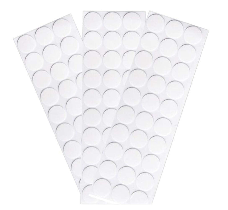 [Australia] - ericotry 180PCS 2cm/0.8 inch Transparent Double-Sided Tape Stickers Round Acrylic No Traces Adhesive Sticker Creative Super Sticky Waterproof Small Stickers for Office Home School 