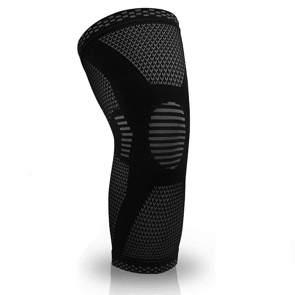 [Australia] - Dr.Pedi Knee Brace Compression Sleeve Injury Recovery Support for Running,Gym and Joint Pain Relief Black Large 